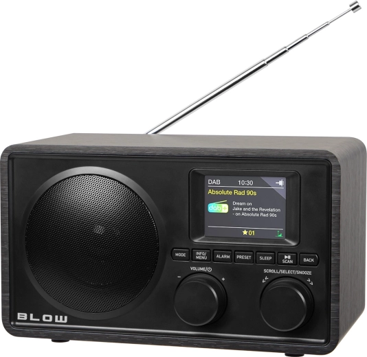 Kuhinjski digitalni radio DAB+/FM z Bluetooth in barvnim zaslonom
