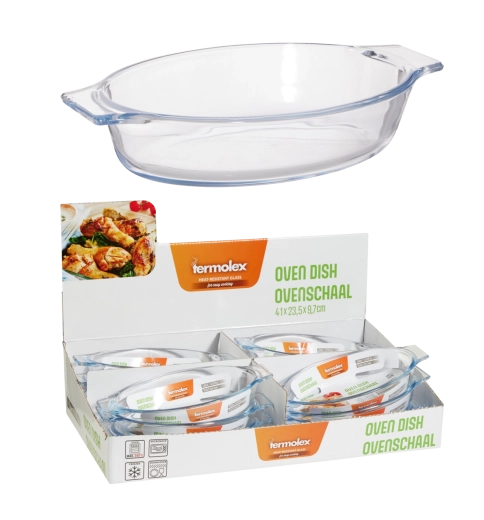 Steklena ognjevarna posoda 400 ml iz borosilikatnega stekla