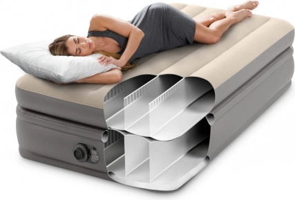 Napihljiva postelja Dura-Beam Twin Comfort Elevated z vgrajeno električno črpalko