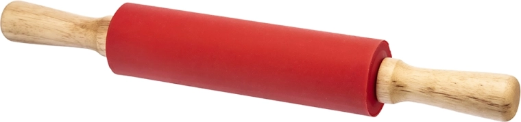 Silikonski valjar za testo 37 cm rdeč