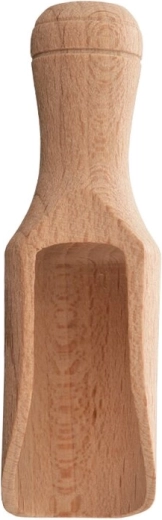 Lesena zajemalka za začimbe 9 cm