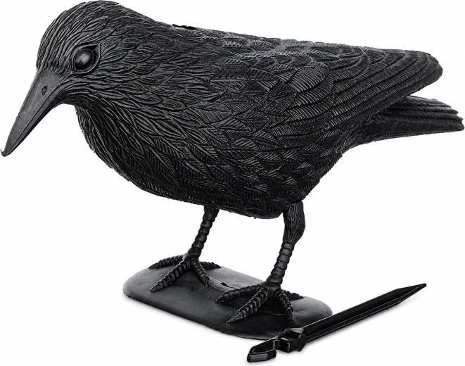Large raven – pigeon and starling deterrent for balcony and garden 38 × 12.5 × 23 cm - 1 piece