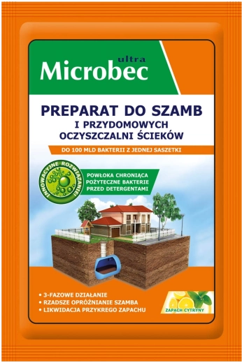 Microbec Ultra encimski pripravek za septike in hišne čistilne naprave 25 g