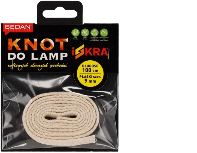 Raven bombažen sten ISKRA 9 mm, dolžina 100 cm