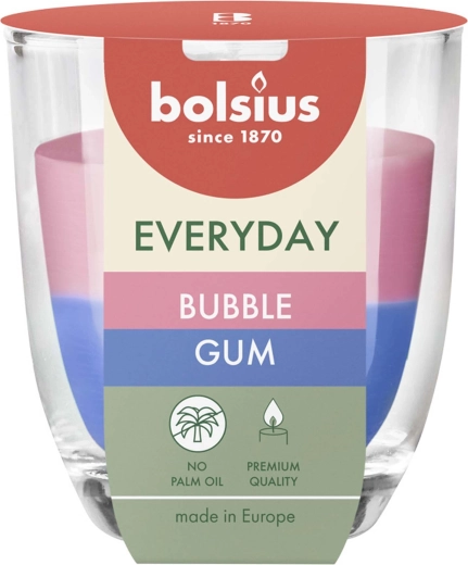 Dišeča sveča v steklu Bubble Gum 8 × 7 cm