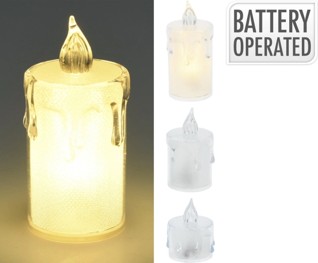 Set LED čajnih svečk – 3 kosi, bela