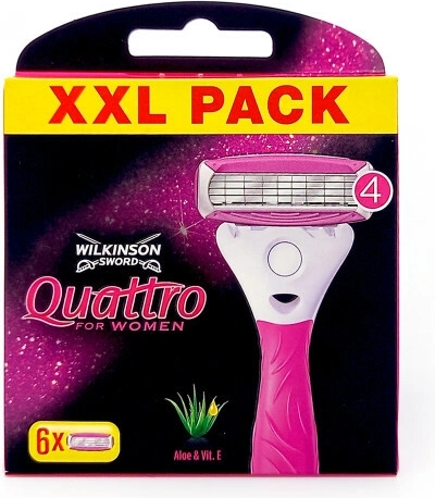 Wilkinson Quattro for Women replacement razor heads 6 pcs