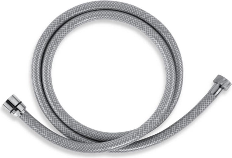 Tuš cev 150 cm iz PVC, siva