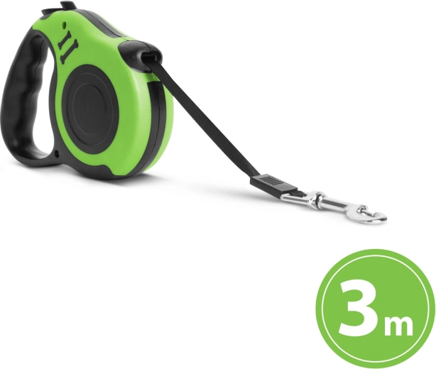 Automatic dog leash 3 m – Green