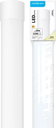 Modee Batten LED svetilo 20 W, 600 mm, 2200 lm, nevtralno belo, IP20