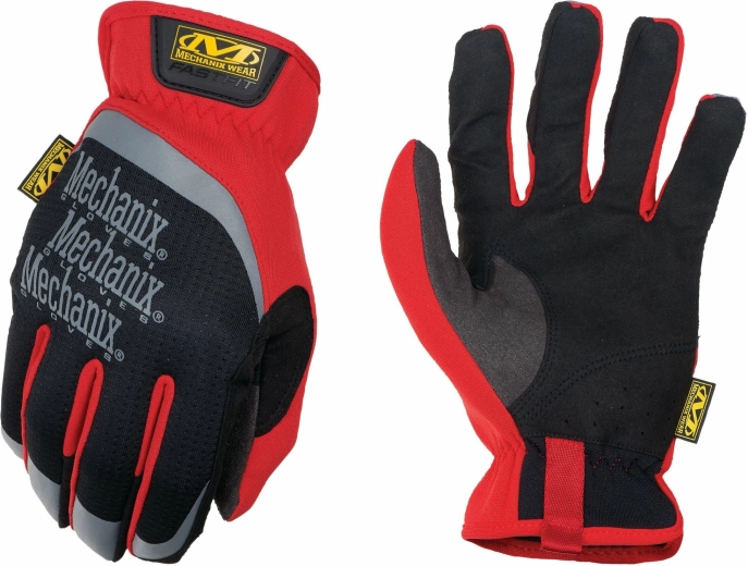 Delovne rokavice Mechanix FastFit Red XXL črno‑rdeče