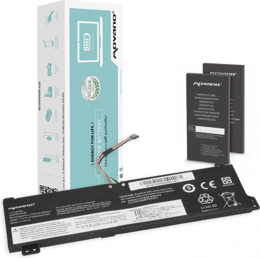 Movano baterija za prenosnik Lenovo V130-15IGM / V330-15IKB / V530-14IKB / V530-15IKB (L17L2PB3) 4750 mAh 37 Wh