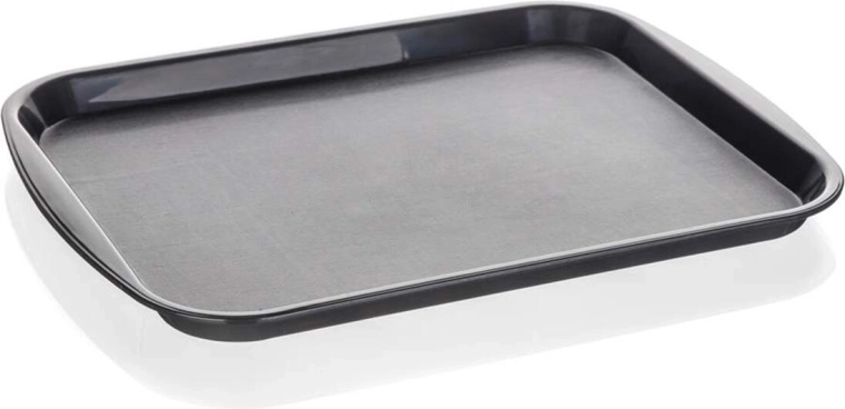 Plastični servirni pladenj Culinaria črn 43 × 31 × 2 cm
