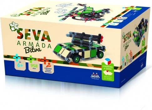 Gradbeni set SEVA Vojska – bitka, 958 kosov