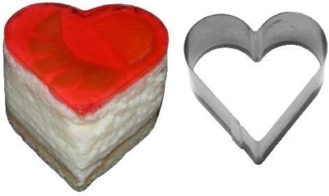 Modelček za torte v obliki srca Semifreddo