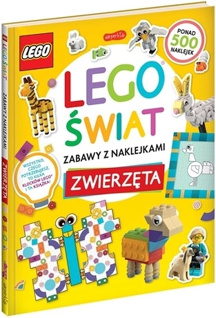 Svet LEGO – zabava z nalepkami: živali