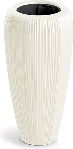 Cvetlični lonec Orobo 29 cm – bela čokolada