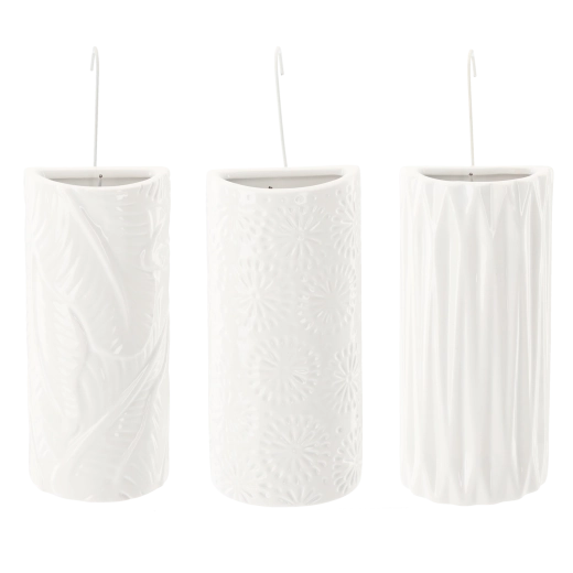 Hanging radiator air humidifier, white, assorted patterns - 1 piece