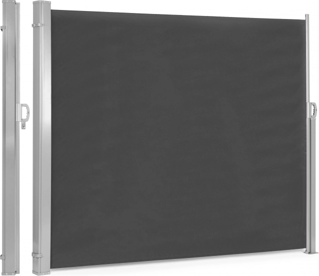 Zložljiva stranska markiza, roleta, zaslon za vrt, teraso, antracitna barva