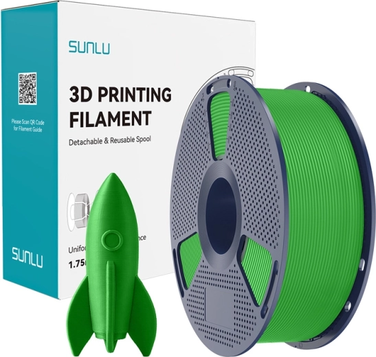 Filament Sunlu PLA High-Speed zelen