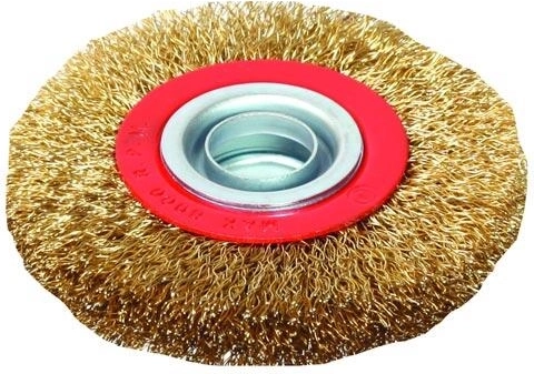 Krožni rotacijski ščetnik 150 mm, valovita žica 0,3 mm FESTA