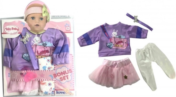 PLEJO komplet oblačil za punčko 40–43 cm