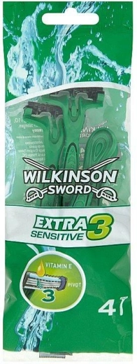 Wilkinson Extra 3 Sensitive disposable razor (4 pcs)