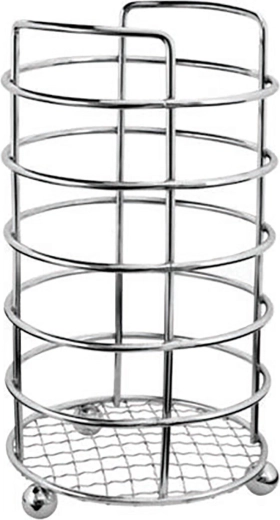 Stojalo za kuhinjski pribor LINEA, krom, premer 11 cm