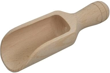 lesena zajemalka iz bukovega lesa 11 cm