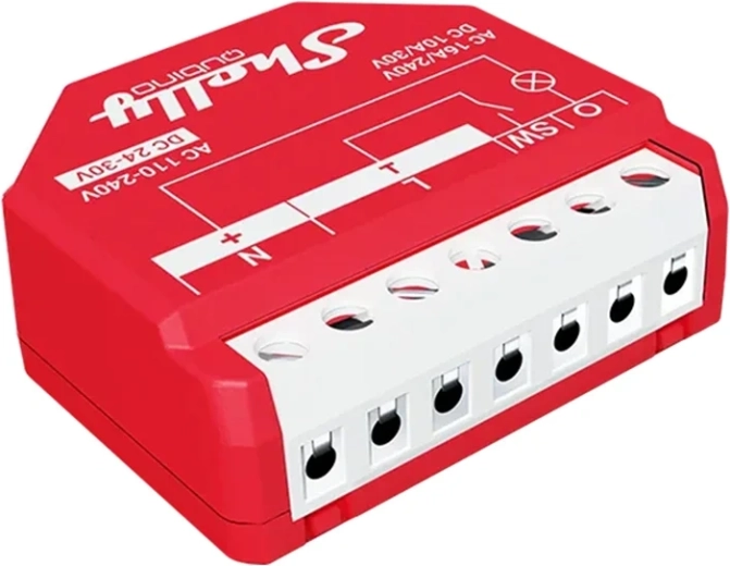 Shelly Wave 1PM LR Z-Wave relejni modul z merjenjem porabe (16 A)