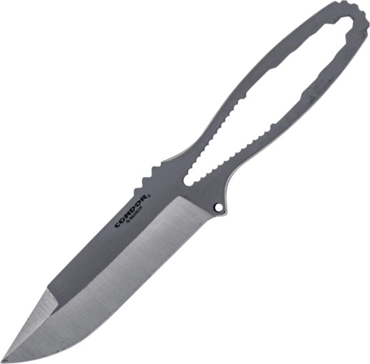 Nož Condor Biker’s knife – robusten celokovinski fiksni nož 12 cm s tulcem Kydex
