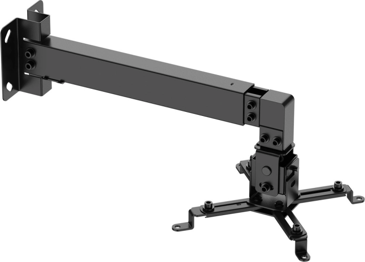 Maclean MC-205 Wall-Mounted Projector Bracket, Black