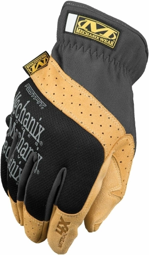 Mechanix Material4X FastFit work gloves black-brown, size M