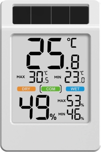 Rainpoint BALDRTHERM solarni termohigrometer z velikim zaslonom