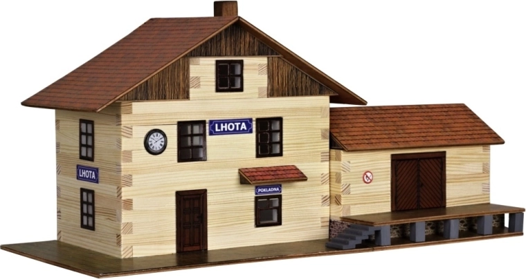Walachia leseni komplet za lepljenje – železniška postaja