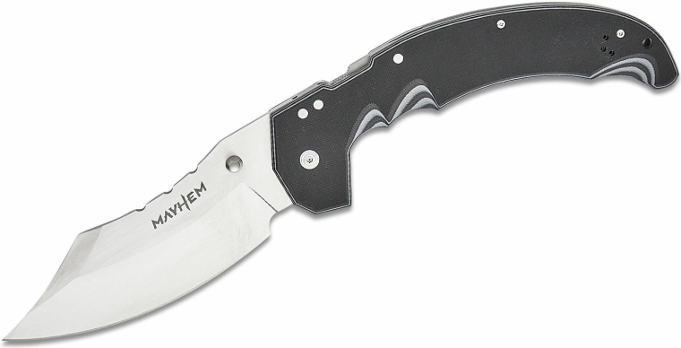 Cold Steel Mayhem Black velik zložljiv žepni nož 15,2 cm G10