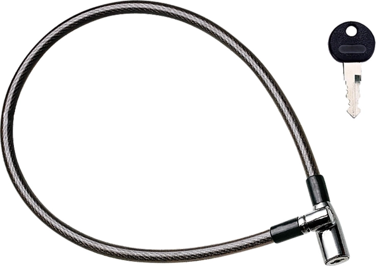 Jeklena vrvna ključavnica STAR 650 mm, premer 10 mm, na ključ