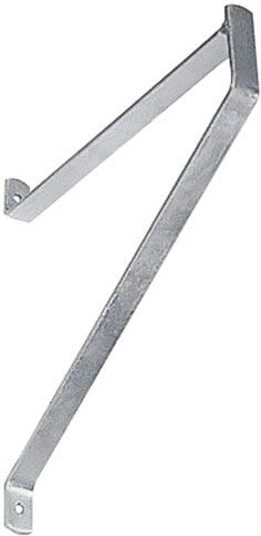 Univerzalni jekleni nosilec 250 mm, beli cink