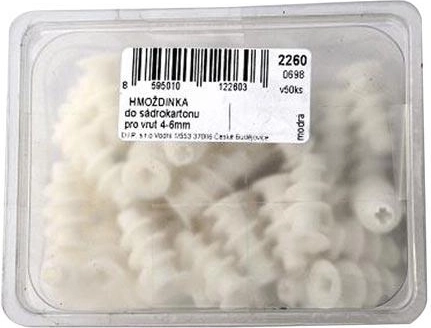 Plastični vložek za suhomontažo, 50 kos