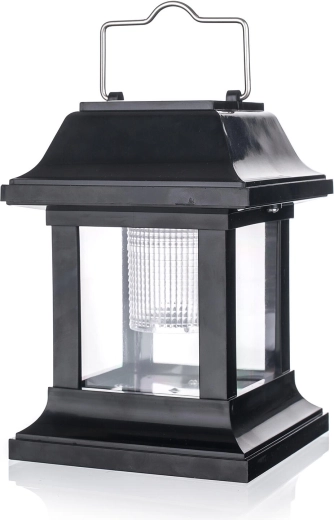Solarna svetilka 1 LED črna