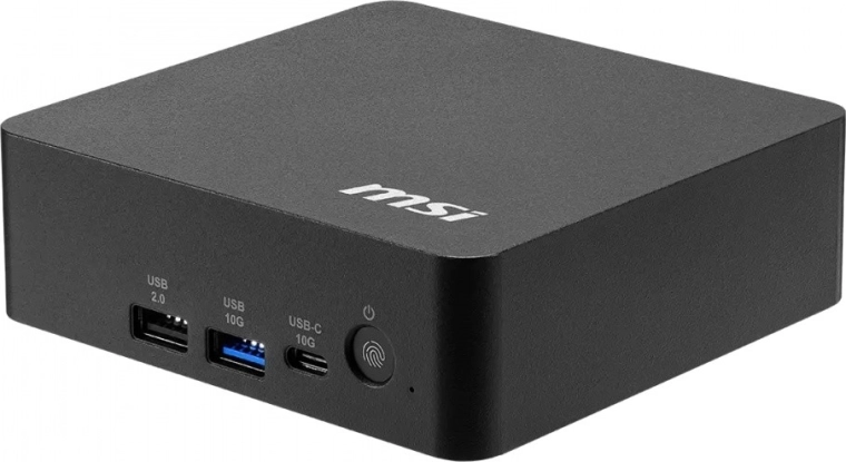MSI Cubi NUC AI+ mini PC (Intel Core Ultra 5 322, brez OS, Wi‑Fi, Bluetooth), črn