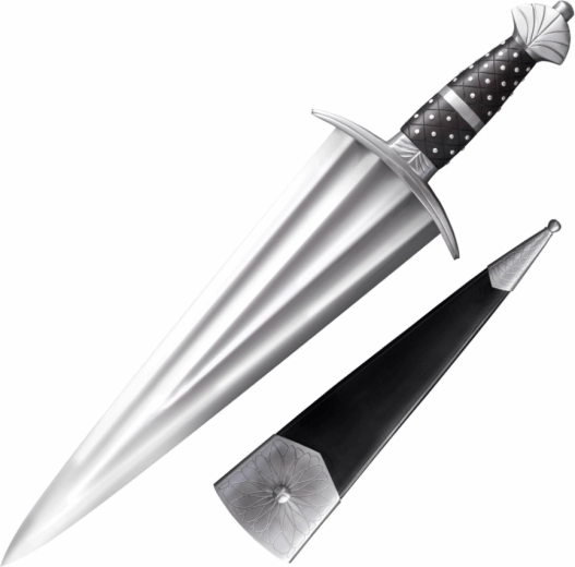 Cold Steel cinquedea zbirateljski meč 36,8 cm, palisander in usnjen tulec