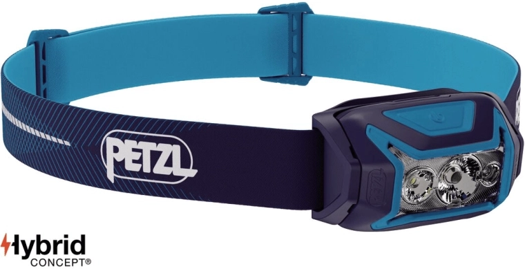 Petzl Actik Core modra polnilna čelna svetilka