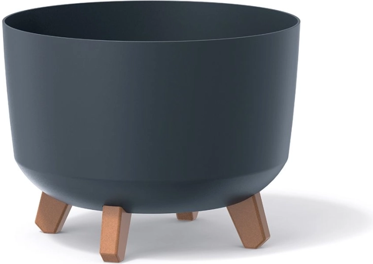 Cvetlični lonec Gracia 34 cm antracit z nogami