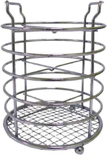 Stojalo za jedilni pribor iz kromirane kovine 11 × 14,7 cm