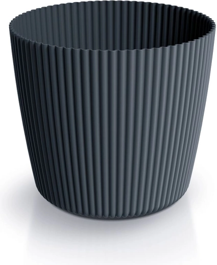 Cvetličnik Milly Round 14,6 cm antracit