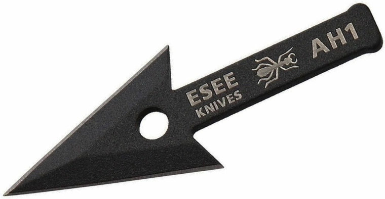 ESEE Arrowhead – oglišče iz ogljikovega jekla 6 cm, črno