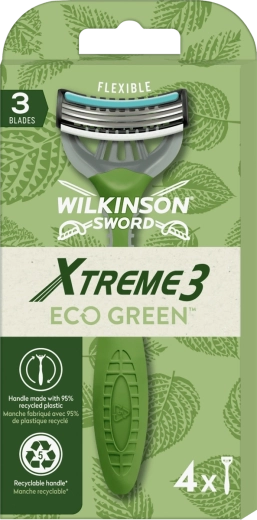 Wilkinson Sword Xtreme3 Eco Green disposable razors 4 pcs