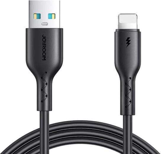 Kabel Flash Charge USB na Lightning Joyroom SA26-AL3 / 3 A / 1 m (črn)