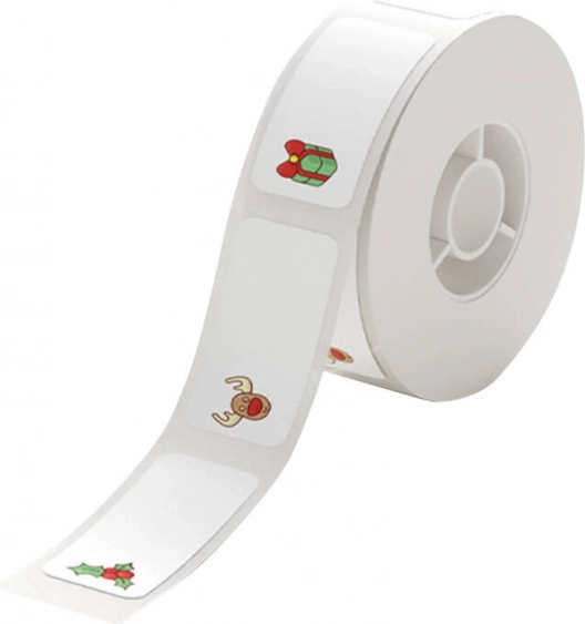 Termalni nalepki Niimbot 12 × 30 mm, 210 kos – Božič